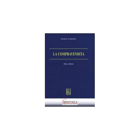 COMPRAVENDITA - CORSO DI DIRITTO CIVILE