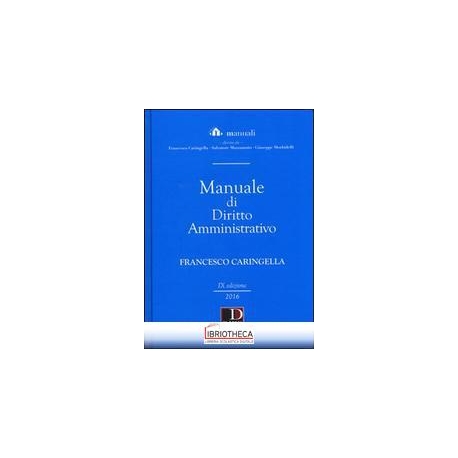 MANUALE DI DIRITTO AMMINISTRATIVO