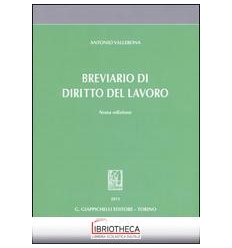 Breviario di diritto del lavoro