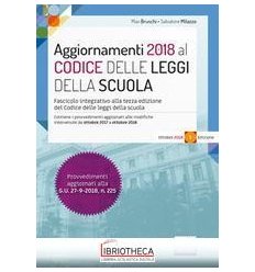 AGGIORNAMENTI 2018 AL CODICE DELLE LEGGI DELLA SCUOL