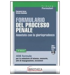 formulario del processo penale