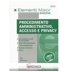 217/1 PROCEDIMENTO AMMINISTRATIVO E DIRI