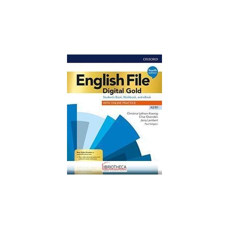 ENGLISH FILE DIGITAL GOLD 4TH EDITION A2/B1 ED. MISTA