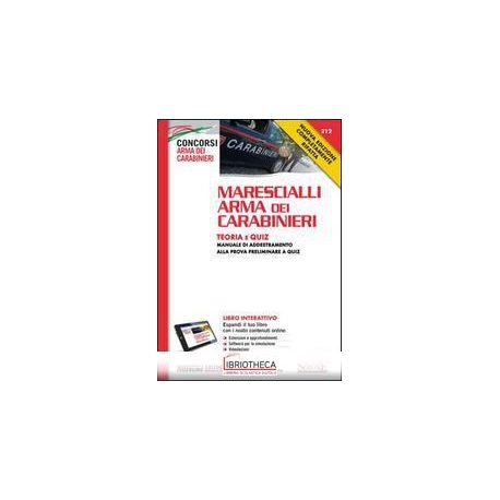NE/212 MARESCIALLI ARMA DEI CARABINIERI
