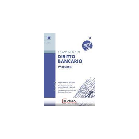 COMPENDIO DI DIRITTO BANCARIO