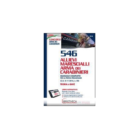 NE/214 546 ALLIEVI MARESCIALLI ARMA DEI