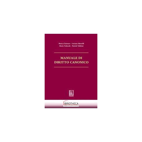 MANUALE DI DIRITTO CANONICO