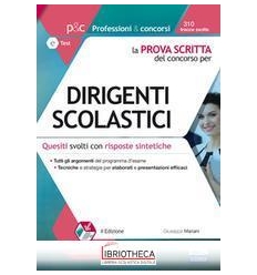 LA PROVA SCRITTA CONCORSO DIRIGENTI SCOLASTICI