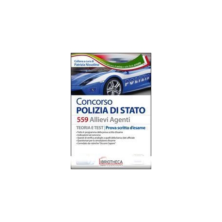 TEORIA E TEST CONCORSO P.S. 559 ALLIEVI