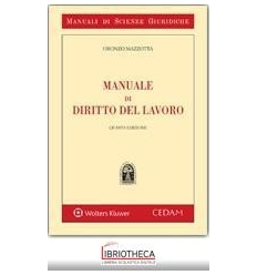 MAZZOTTA MANUALE DIRITTO LAVORO 4ED.