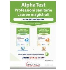 ALPHA TEST PROF. SAN. LAUREE MAGISTRALI. KIT 2 LIBRI