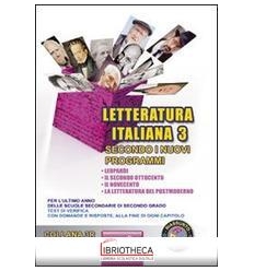 LETTERATURA ITALIANA 3