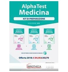 ALPHA TEST MEDICINA KIT 3 LIBRI