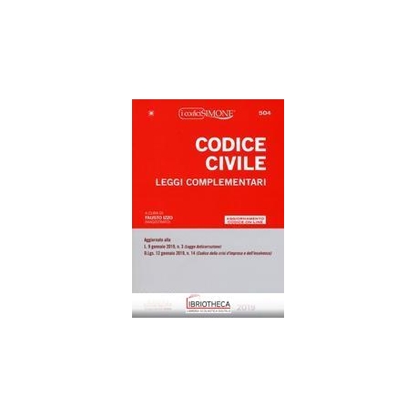 504 CODICE CIVILE E LEGGI COMPLEMENTARI