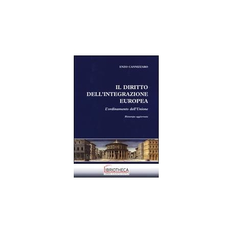 DIRITTO DELL'INTEGRAZIONE EUROPEA - L'ORDINAMENTO DE