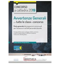 CONCORSO A CATTEDRA 2019. AVVERTENZE GENERALI PER TU