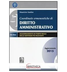 COORDINATE ERMENEUTICHE DI DIRITTO AMMIN