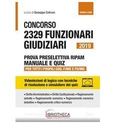 CONCORSO 2329 Funzionari Giudiziari