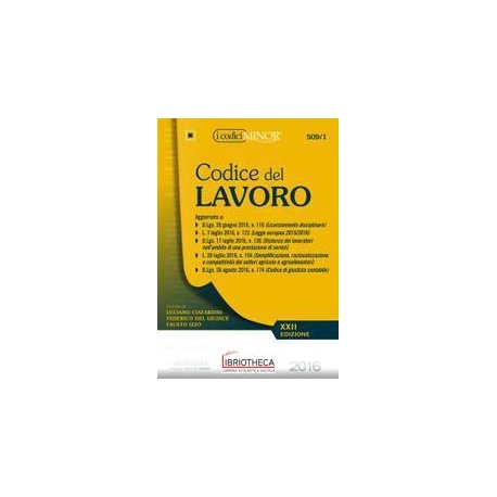 CODICE DEL LAVORO (EDITIO MINOR)