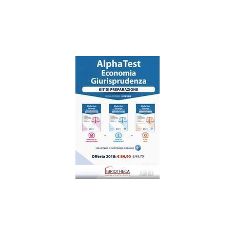 ECONOMIA GIURISP. KIT 3 LIBRI