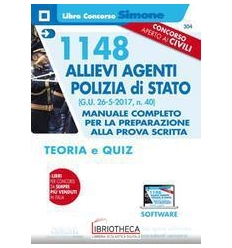 1148 ALLIEVI AGENTI POLIZIA STATO MANUALE (304)