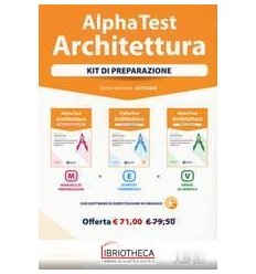 ALPHA TEST ARCHITETTURA. KIT DI PREPARAZIONE