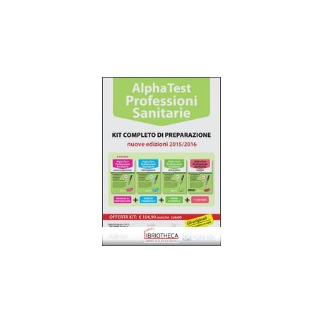ALPHA TEST PROFESSIONI SANITARIE KIT COMPLETO D...