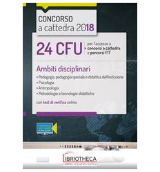 24 CFU ACCESSO CONCORSI A CATTEDRA