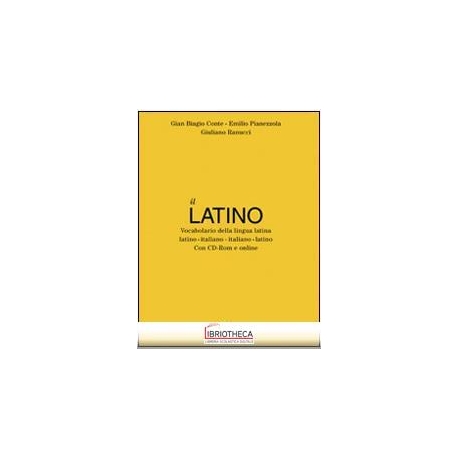 IL LATINO VOCABOLARIO DELLA LINGUA LATINA IN BROSSUR