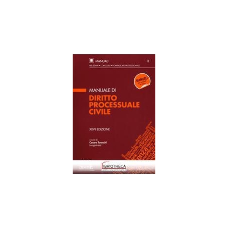 MANUALE DIRITTO PROCESSUALE CIV