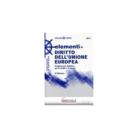 ELEMENTI DI DIRITTO UNIONE EUROPEA