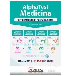 ALPHA TEST. MEDICINA. KIT COMPLETO DI PREPARAZIONE.