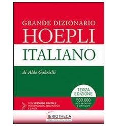 GRANDE DIZIONARIO HOEPLI ITALIANO