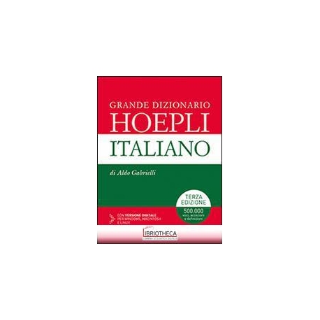 GRANDE DIZIONARIO HOEPLI ITALIANO