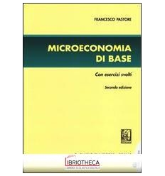 MICROECONOMIA DI BASE - CON ESERCIZI SVOLTI