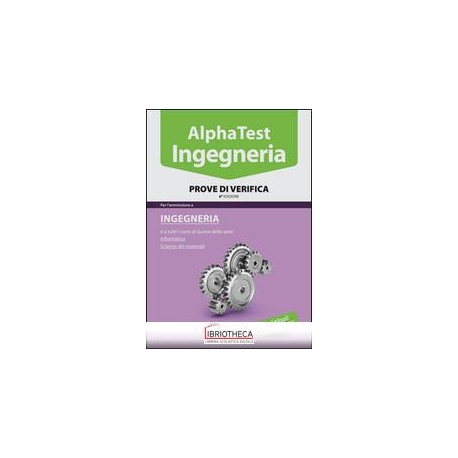 ALPHA TEST. INGEGNERIA. PROVE DI VERIFICA
