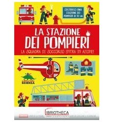 STAZIONE DEI POMPIERI. LA SQUADRA DI SOCCORSO ENTRA