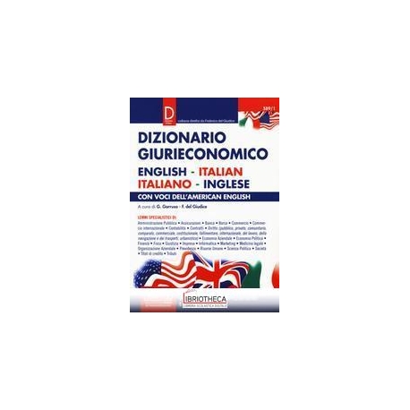 589/1 DIZIONARIO GIURIECONOMICO - ENGLIS