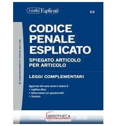 E3 CODICE PENALE ESPLICATO SPIEGATO