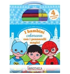I BAMBINI COLORANO CON I PENNARELLI MAGICI