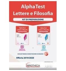 ALPHA TEST. LETTERE E FILOSOFIA. KIT DI PREPARAZIONE