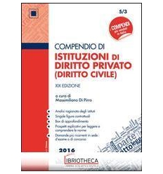 COMPENDIO DI ISTITUZIONI DI DIRITTO PRIVATO (DIRITTO