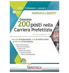 CONC 200 POSTI CARRIERA PREFETTIZIA