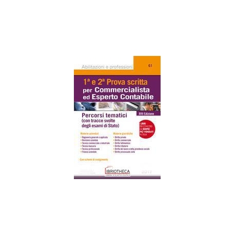 1A-2A PROVA SCRITTA COMMERCIALISTA ESP.CONTAB