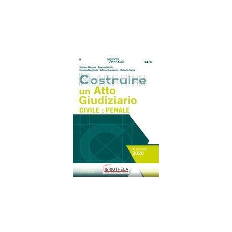 54/4 COSTRUIRE ATTO GIUDIZIARIO CIVILE E