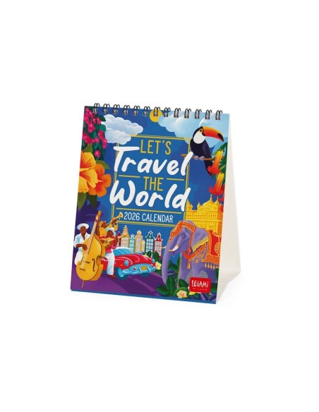 8052694034702 CALENDARIO DA TAVOLO 2026 - LET' S TRAVEL