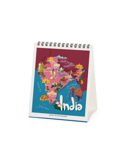 8052694034702 CALENDARIO DA TAVOLO 2026 - LET' S TRAVEL