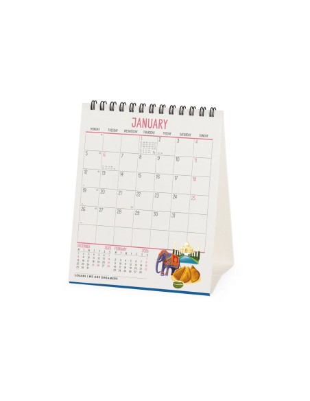 8052694034702 CALENDARIO DA TAVOLO 2026 - LET' S TRAVEL
