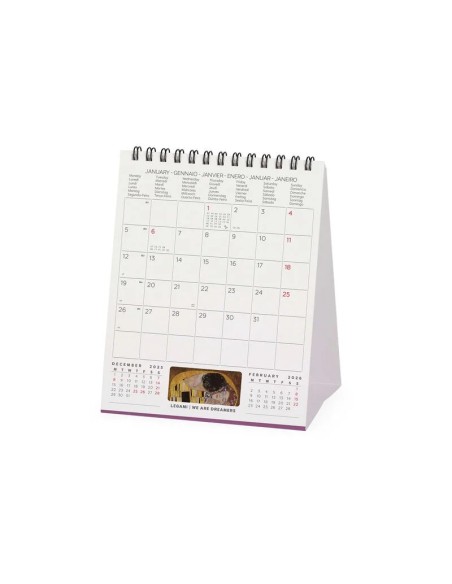 8052694034573  CALENDARIO DA TAVOLO 2026 - GUSTAV KLIMT