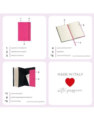 8052694031800 Agenda Giornaliera Medium Deep Graphite